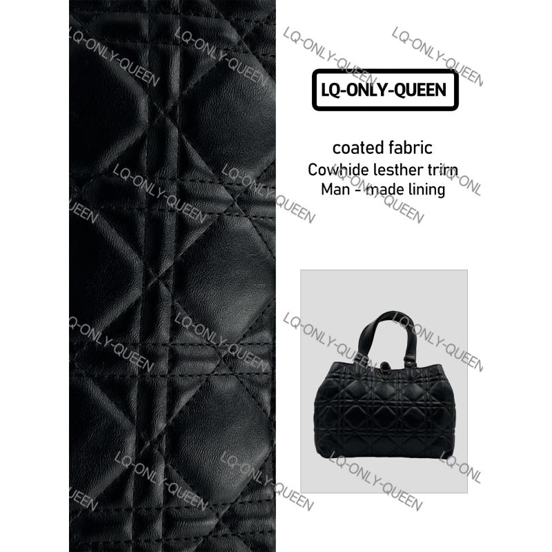 LQ-ONLY-QUEEN手工真皮女包5格手提黑色菱格
