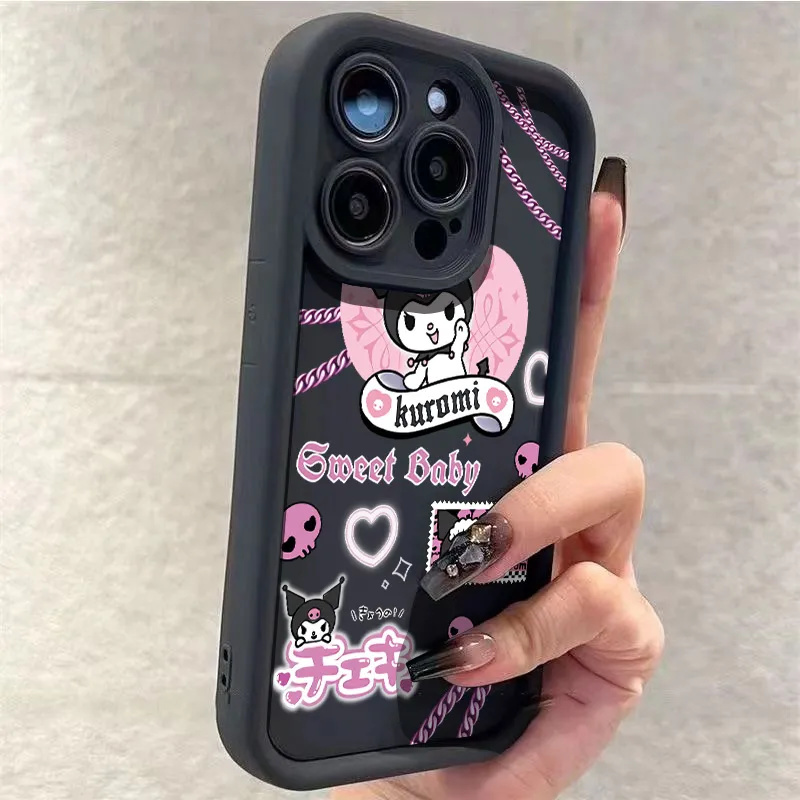 适用苹果11手机壳iPhone14新款15promax卡通11防摔13库洛米12女xs