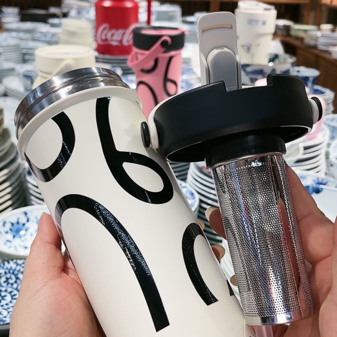 【闪购商品】瓷片600毫升保温杯702@@@@@@@@