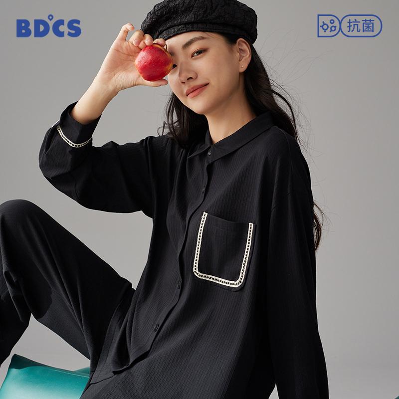 2024年新款睡衣女春秋季纯棉长袖高级感女士冬天休闲可外穿家居服