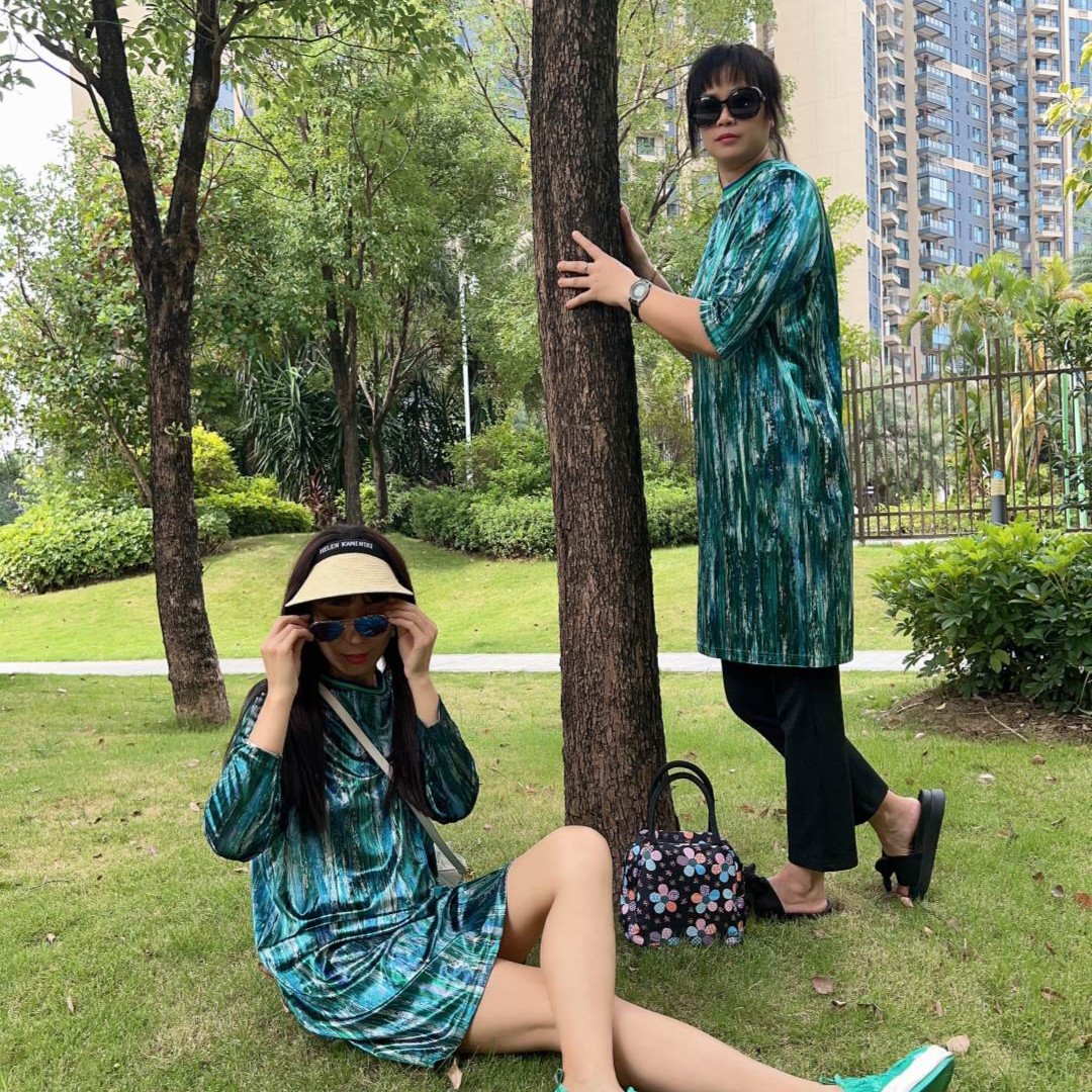 复古B08丝质感H型女装裙