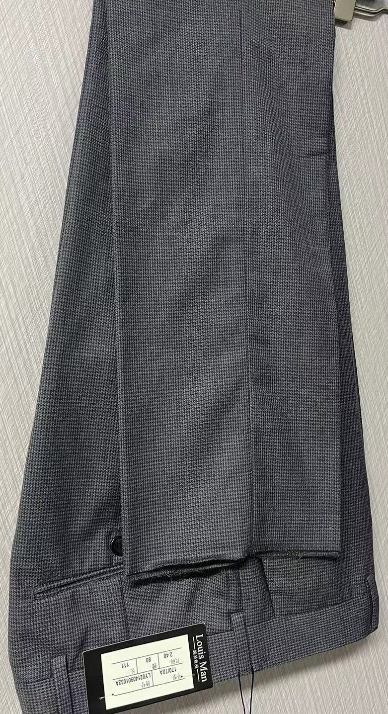 秋冬男士休闲裤直筒裤长裤西裤黑色