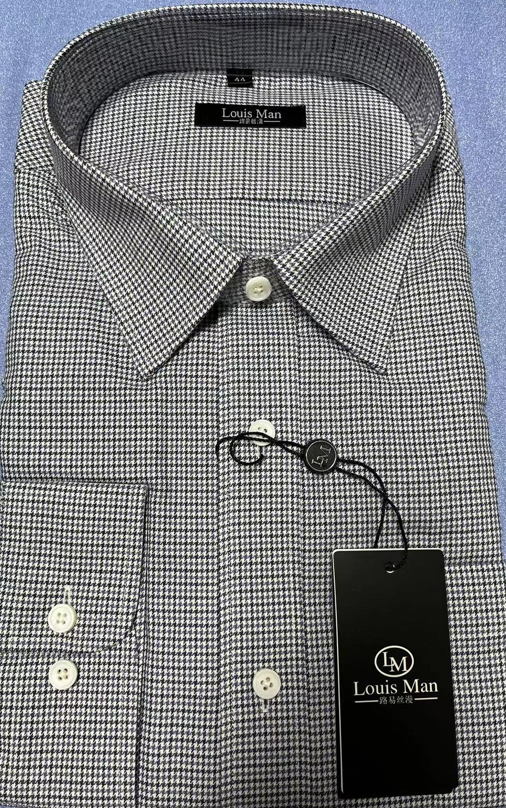 秋冬加厚纯棉免烫男士长袖休闲商务衬衣时尚