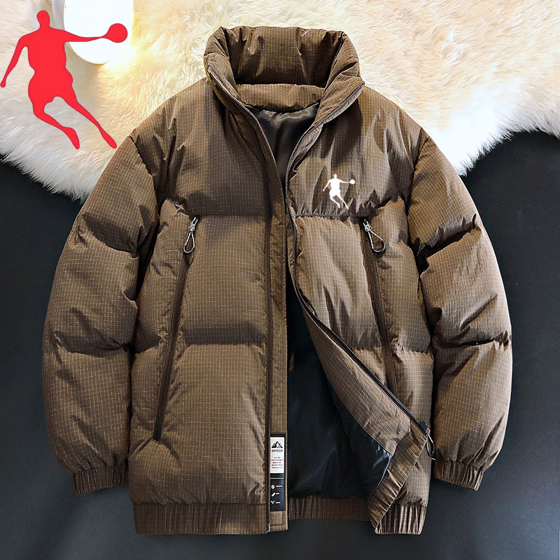 乔丹青年棉衣男士情侣美式保暖宽松短款外套冬季潮流百搭棉服袄子