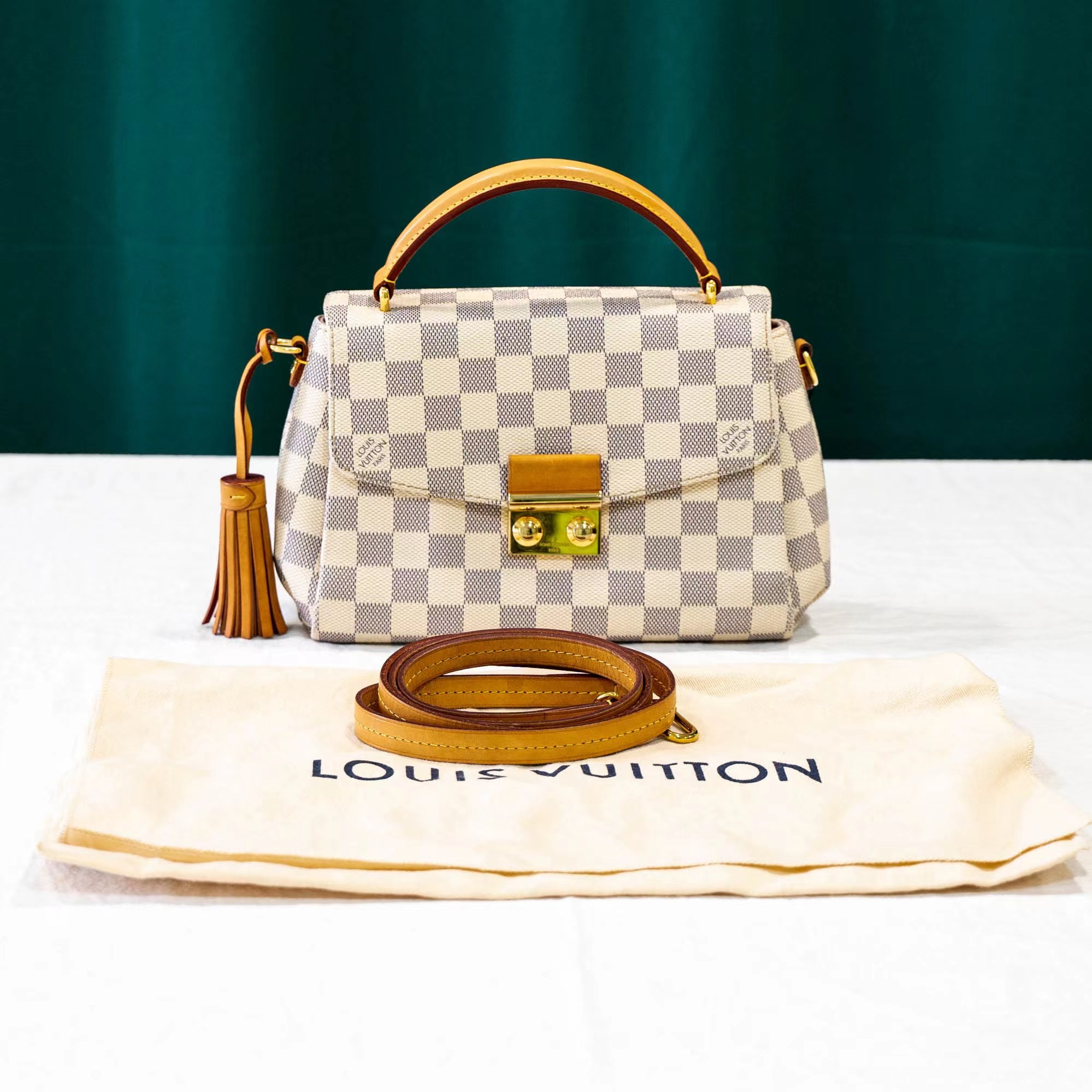 95新 LouisVuitton/路易威登 LV 棋盘格邮差  26*8.5*15.5 808002