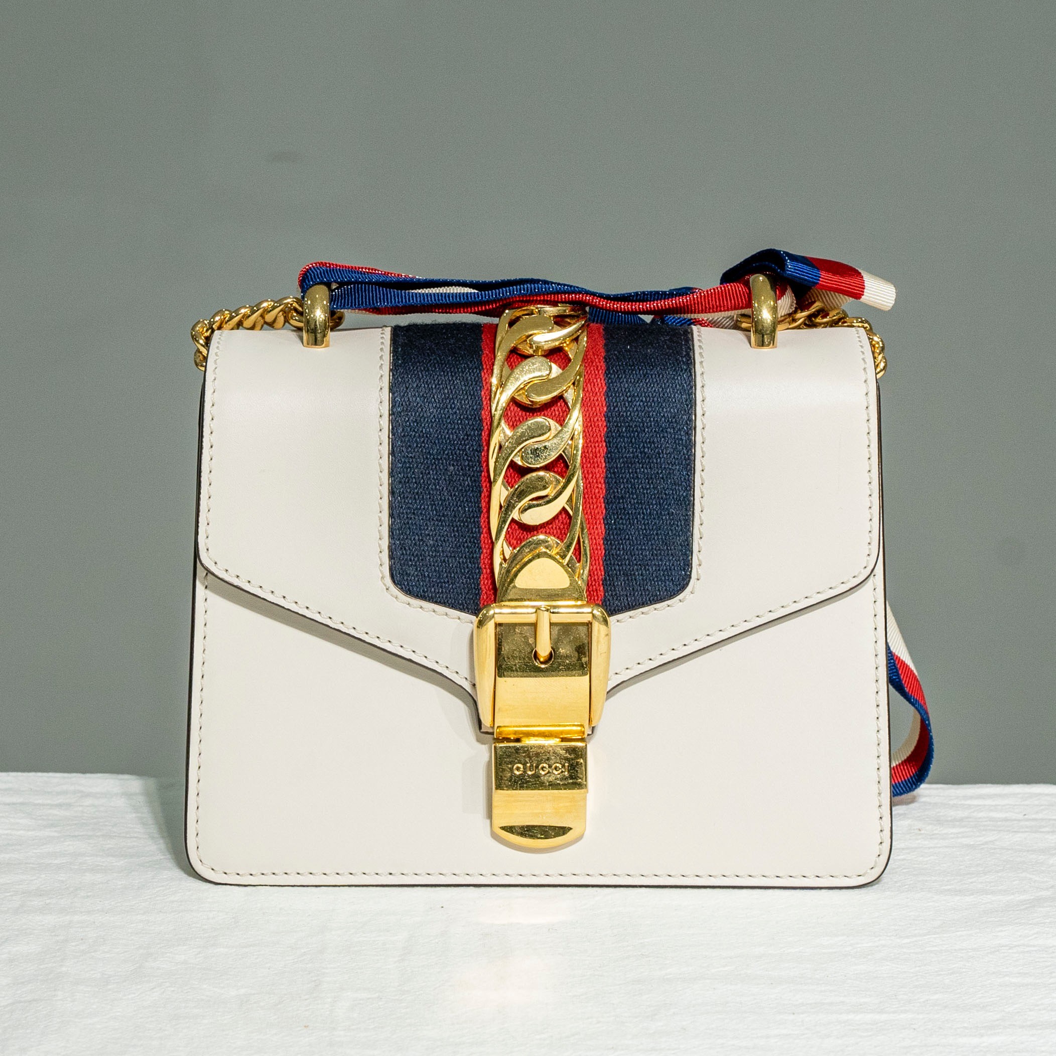 99新 GUCCI/古驰 Sylvie塞尔维亚小号