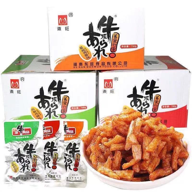 东旺顶牛辣条素牛筋80后小零食小吃儿时怀旧麻辣休闲食品湖南8090