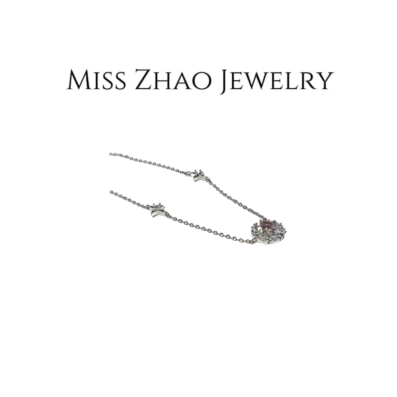 铜合金合成锆石吊坠 R466【赵小姐】时尚轻奢百搭款吊坠