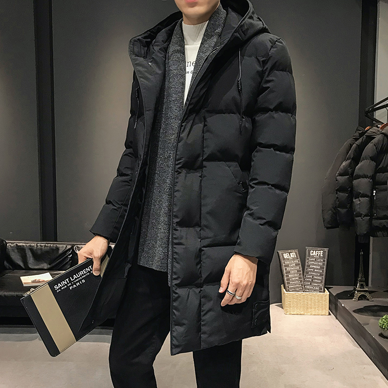 安踏神行男士棉衣冬季外套2021年新款中长款棉服冬装潮牌加绒加厚