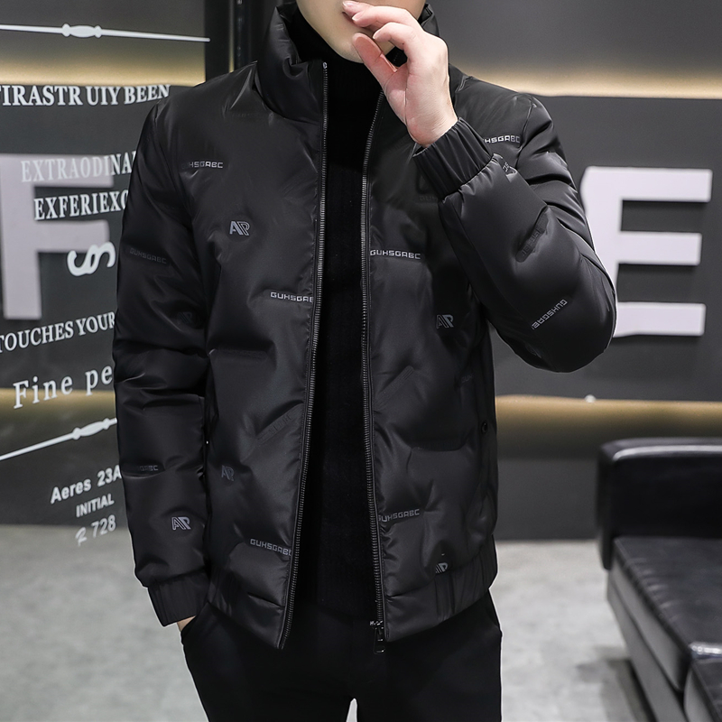 安踏神行冬季羽绒服男士2023年新款潮牌加厚帅气衣服短款冬装保暖