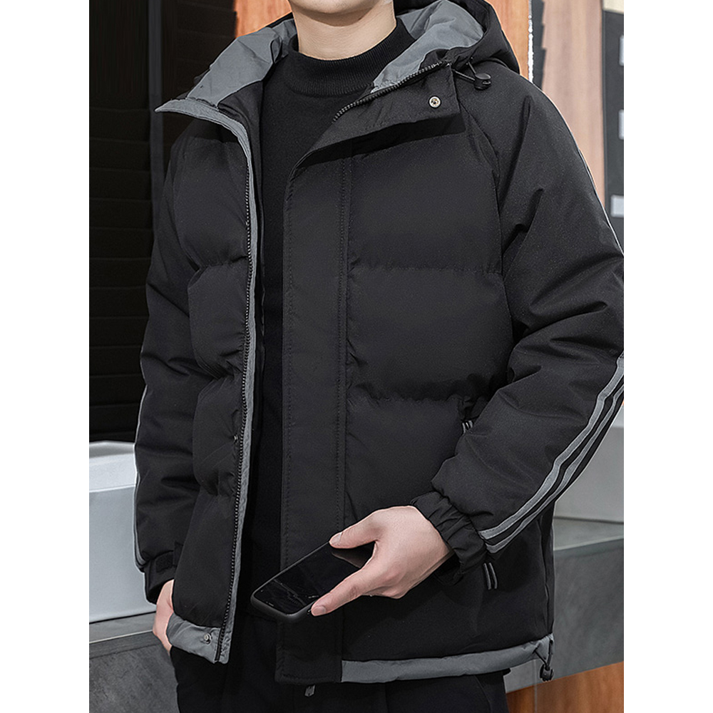安踏神行冬季棉衣宽松休闲外套男士保暖棉服服潮流连帽加厚运动夹