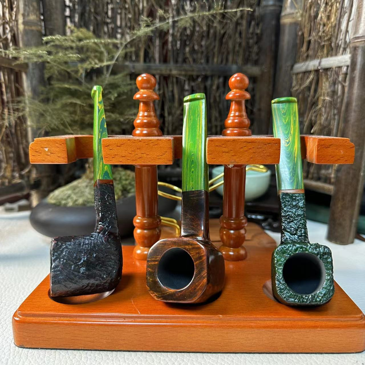 4纯手工石楠木烟斗