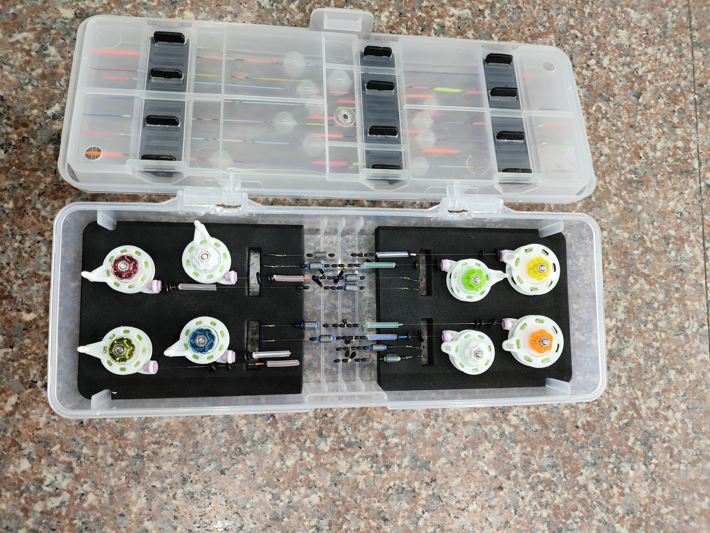 定制款 新款 台州传统钓浮漂盒线组收纳盒 +8个线组（不含浮漂）