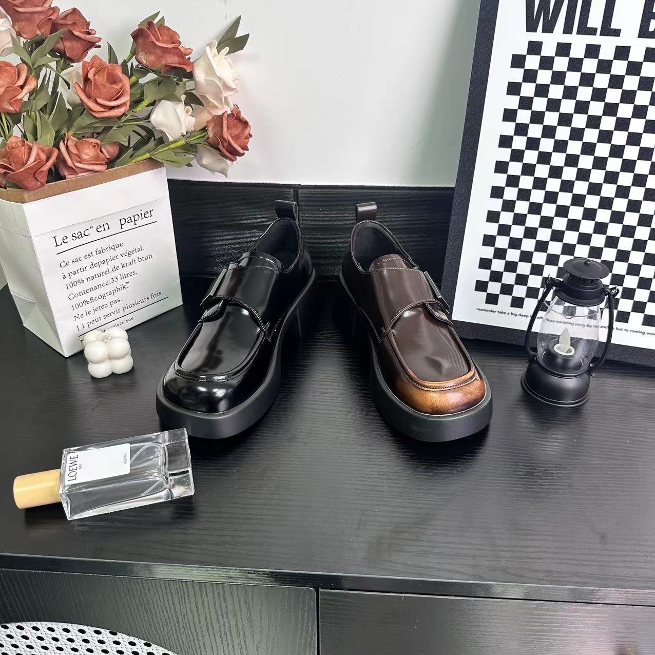 春夏新品经典时尚百搭休闲乐福女鞋软底气质冷粘工艺2801