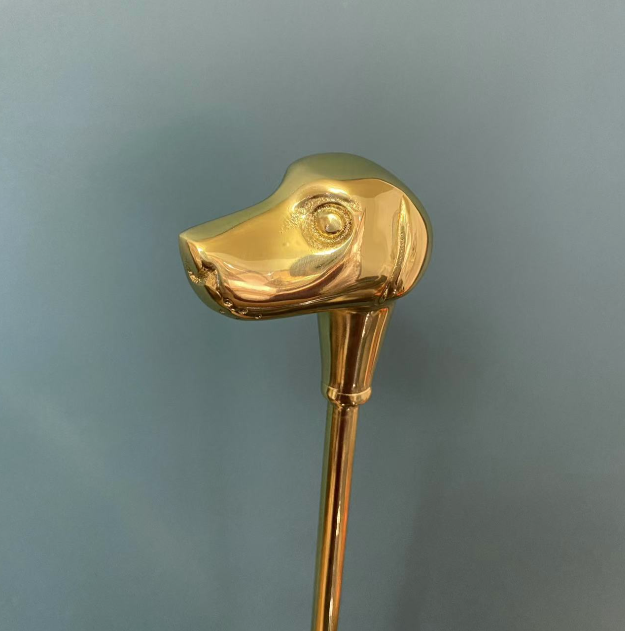 黛姿 D3132 狗头鞋拔黄铜家居穿鞋器