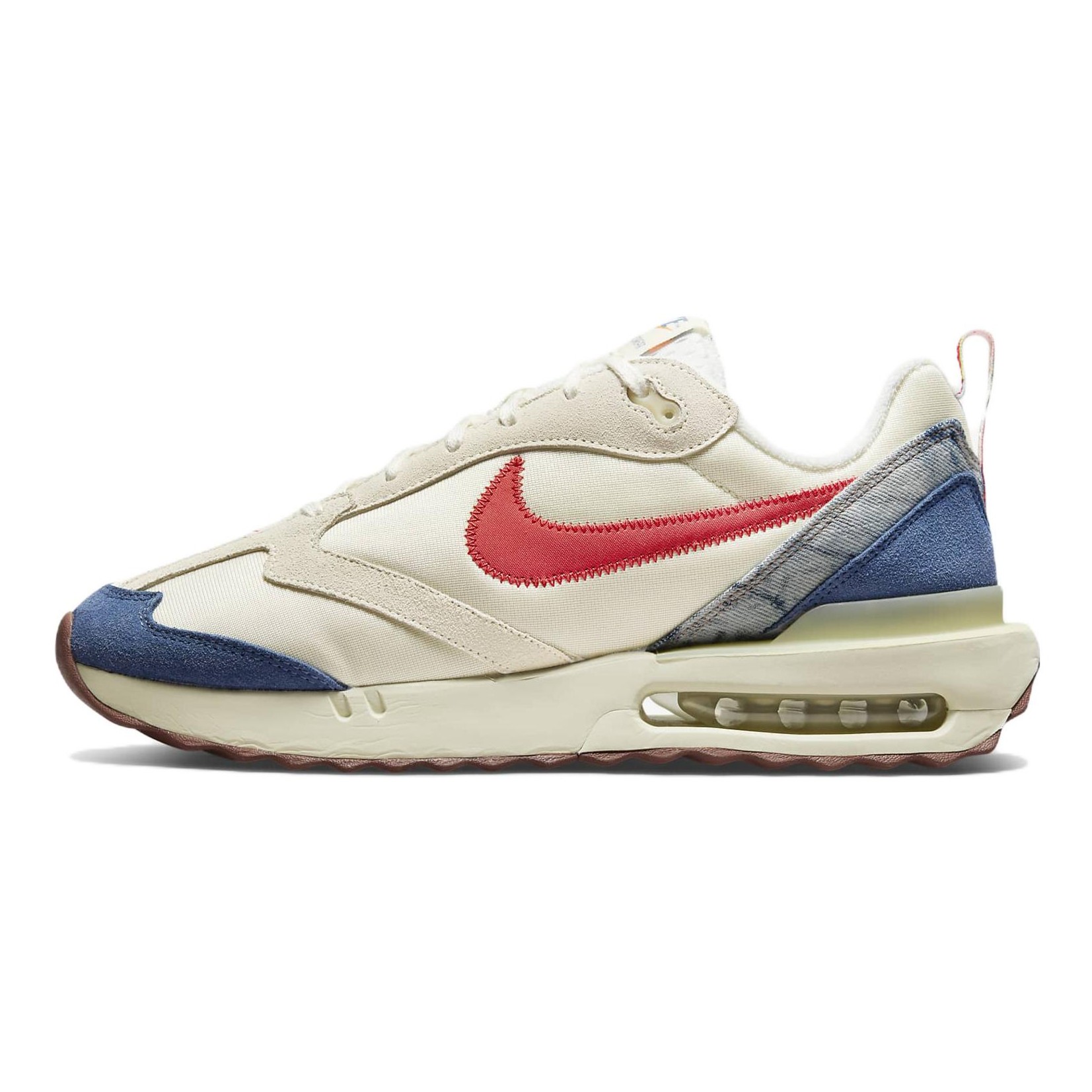 Nike Air Max Dawn 皮革 低帮 运动休闲鞋 男款 米红蓝DV1487-162