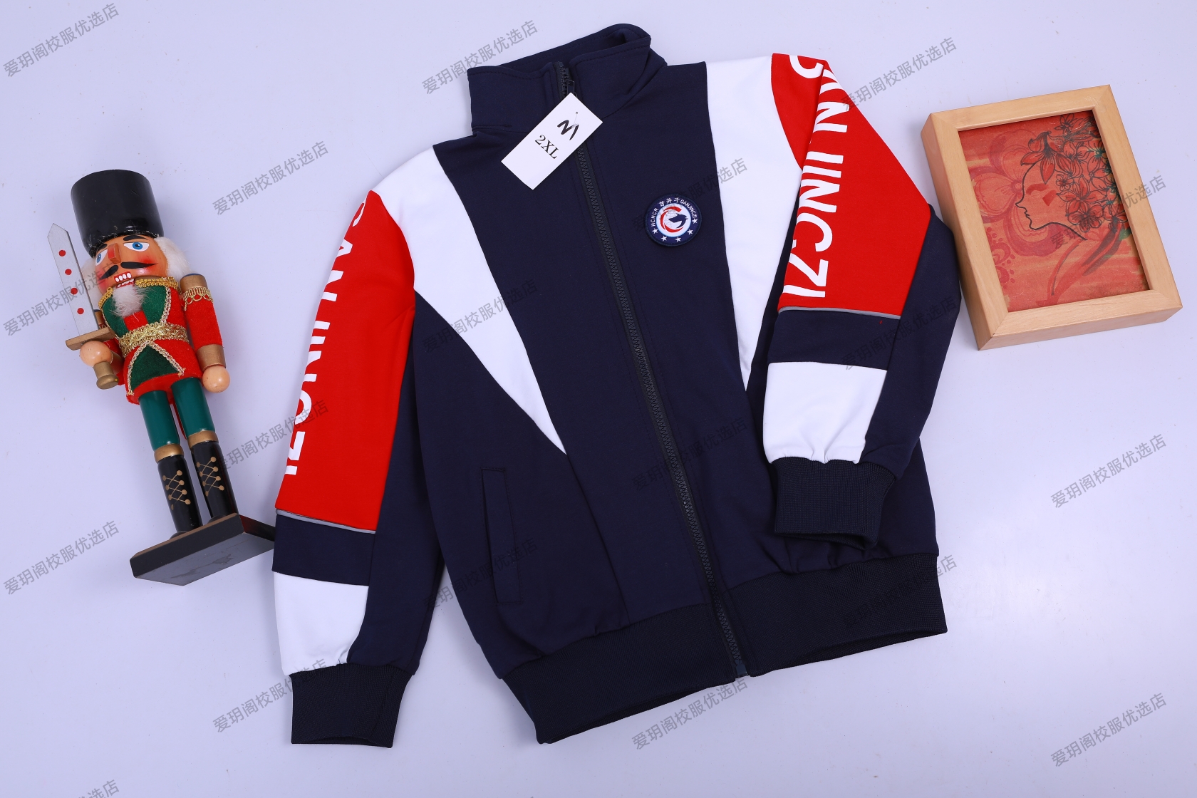 大连甘井子区秋季校服，小学男孩上衣，纯棉，不起球，不掉色。