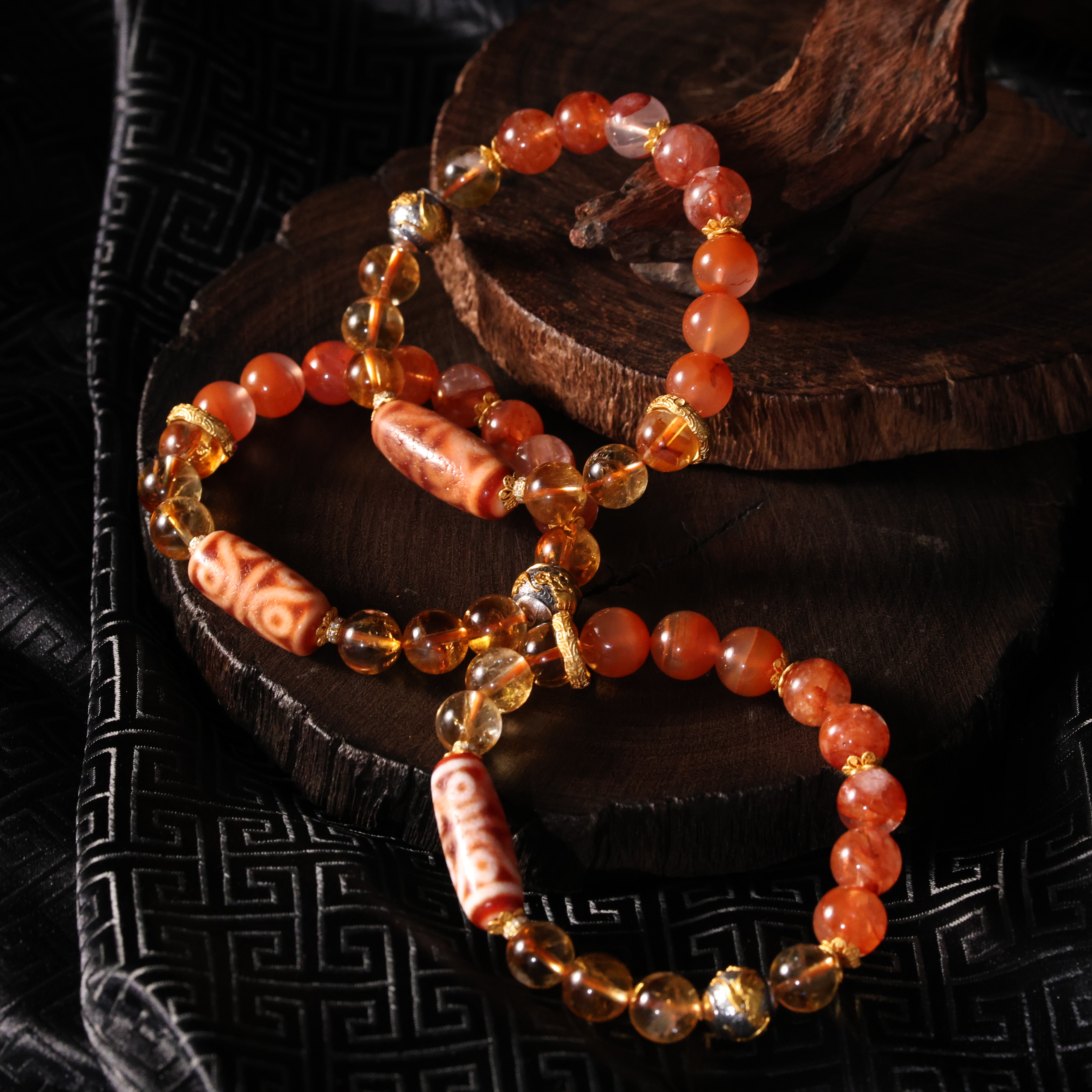 壹加安琪 | 水纹八眼手串多样性发一件