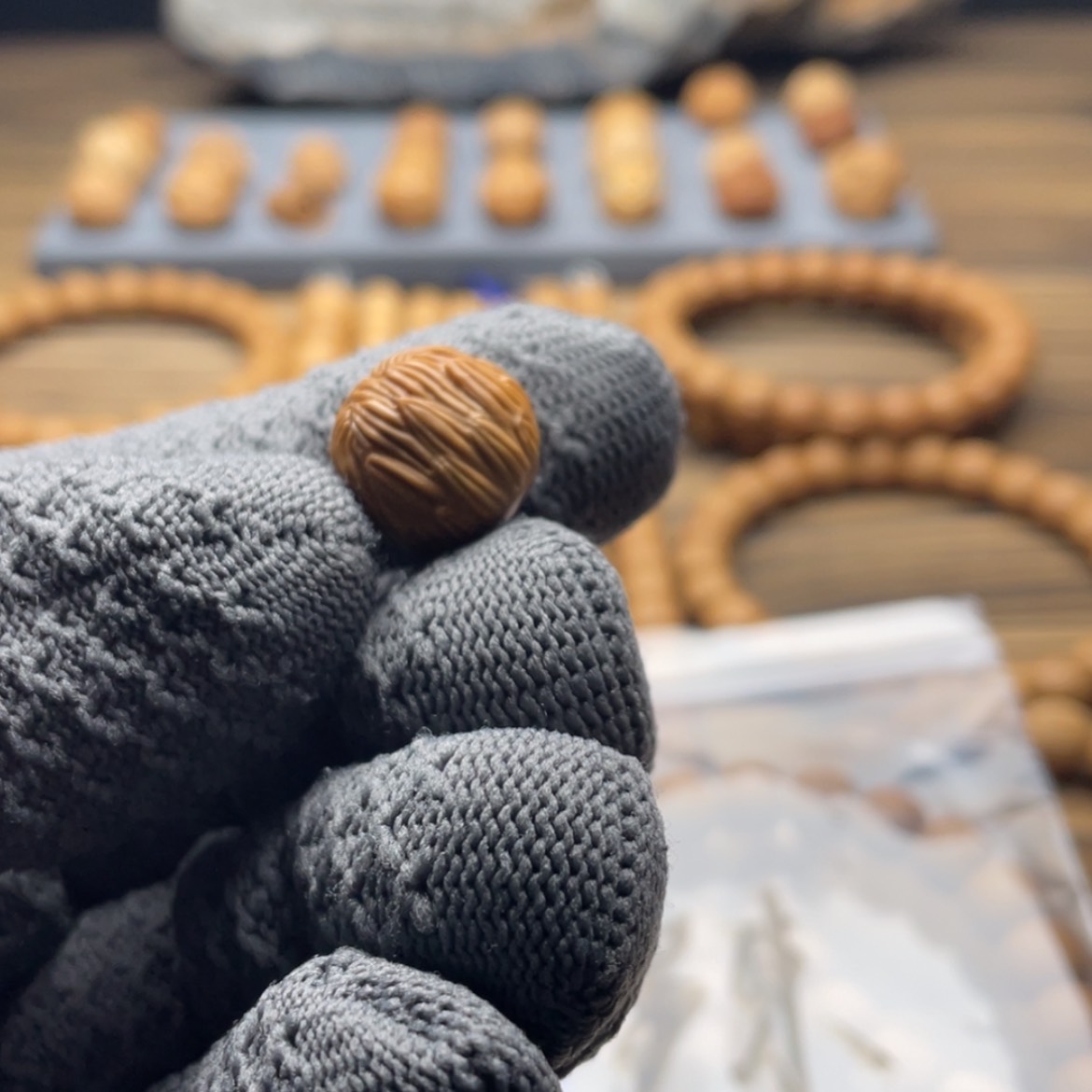 【闪购商品】猴头核桃吊坠辣****?