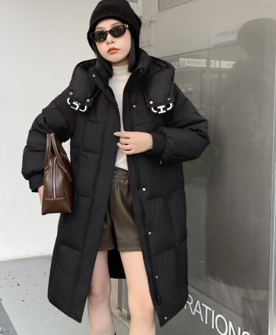 冬季新品高货中长款绒绒衣