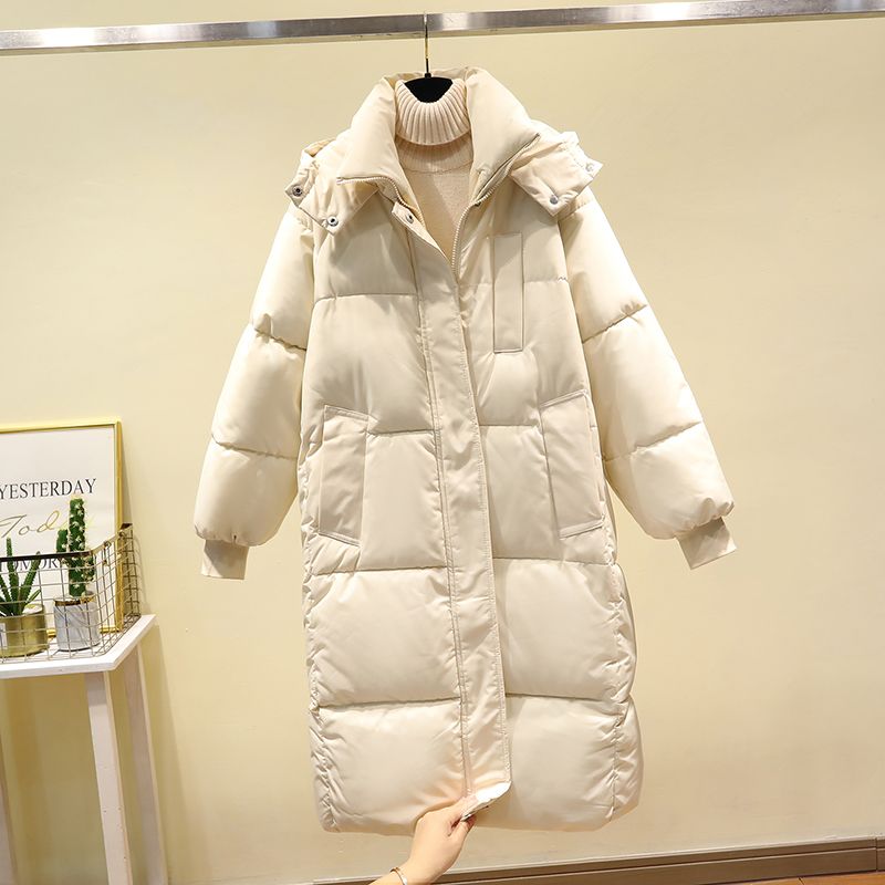 波司澄爆款羽绒羽绒服女中长款过膝2023冬季新款韩版棉袄宽松加厚
