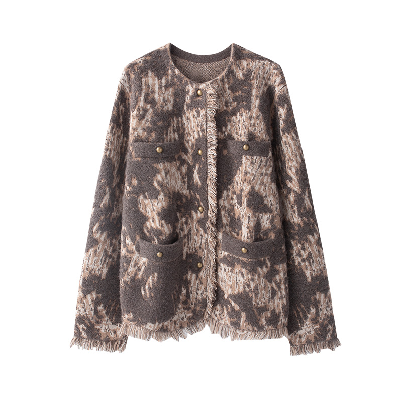 【山河】喜歌羊绒 100山羊绒材质 女士时尚羊绒衫 7232