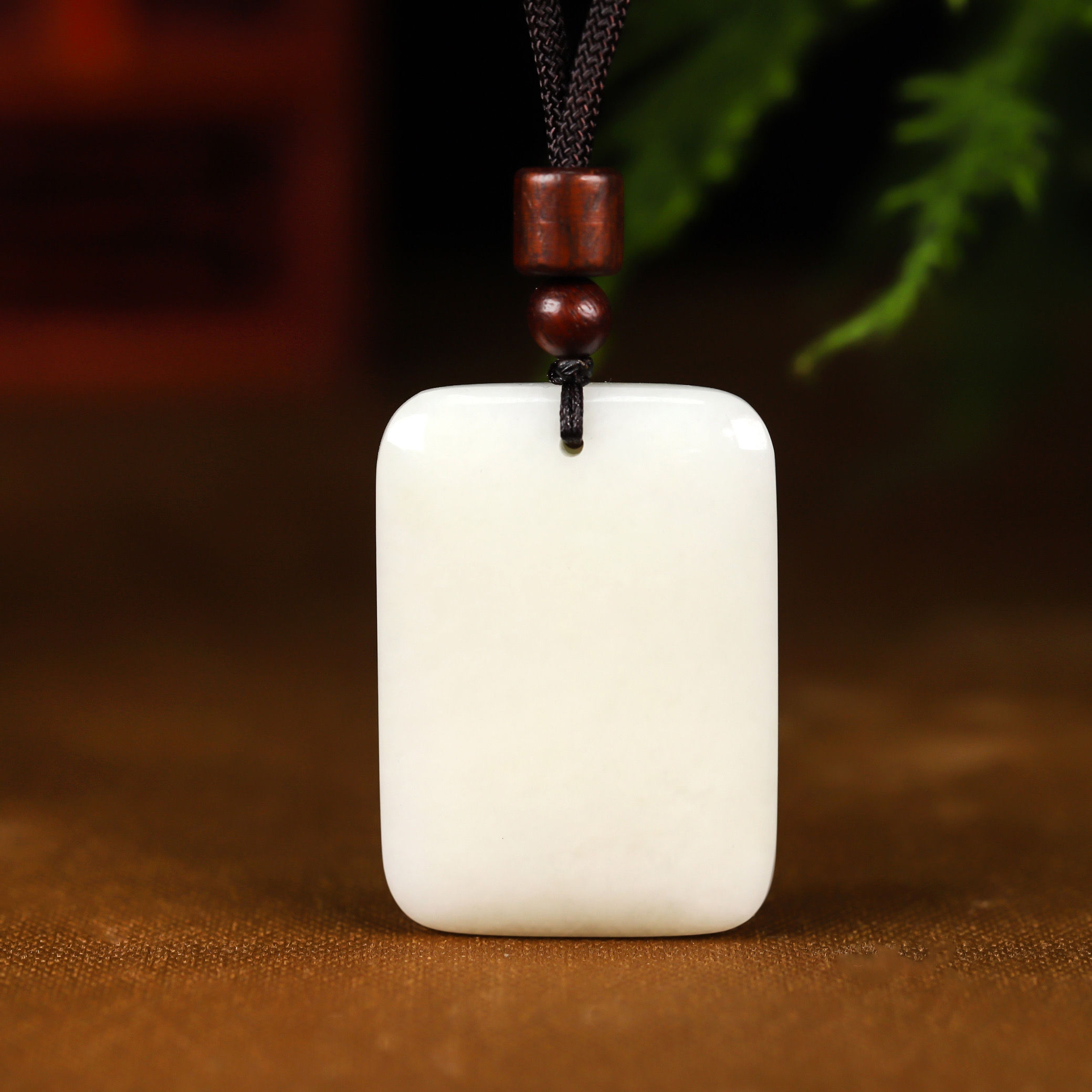 陕西蓝田玉小平安无事牌临潼兵马俑景区同款博物馆正品活玉保真