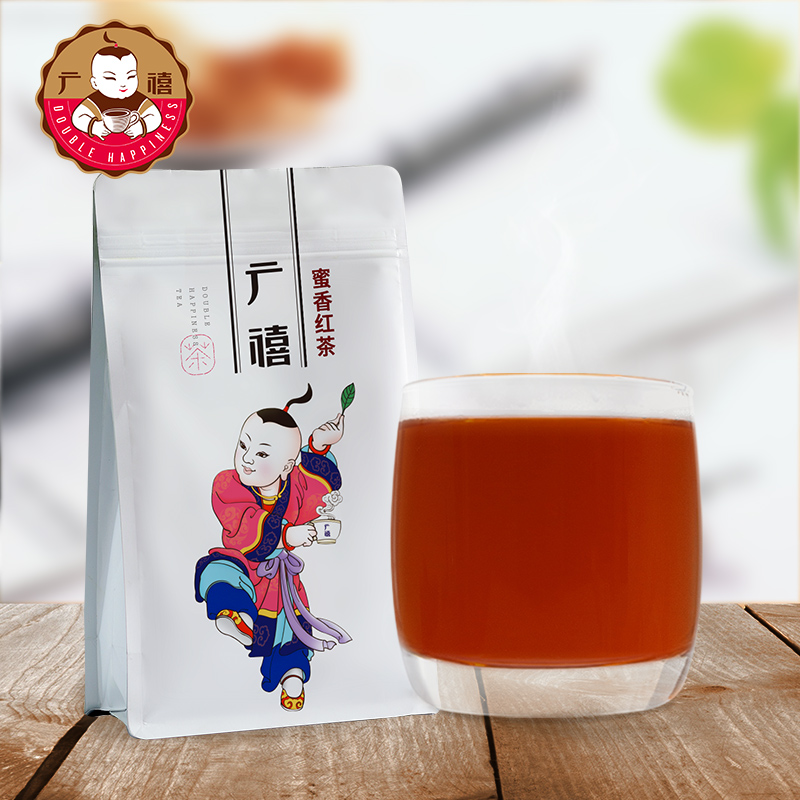广禧袋装蜜香红茶300g 无拼配红茶珍珠奶茶饮品店专用茶基底原料