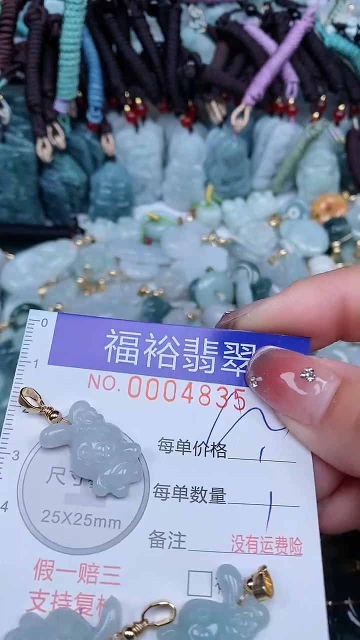 【闪购商品】翡翠颈饰未镶嵌...0004835多样性发其一