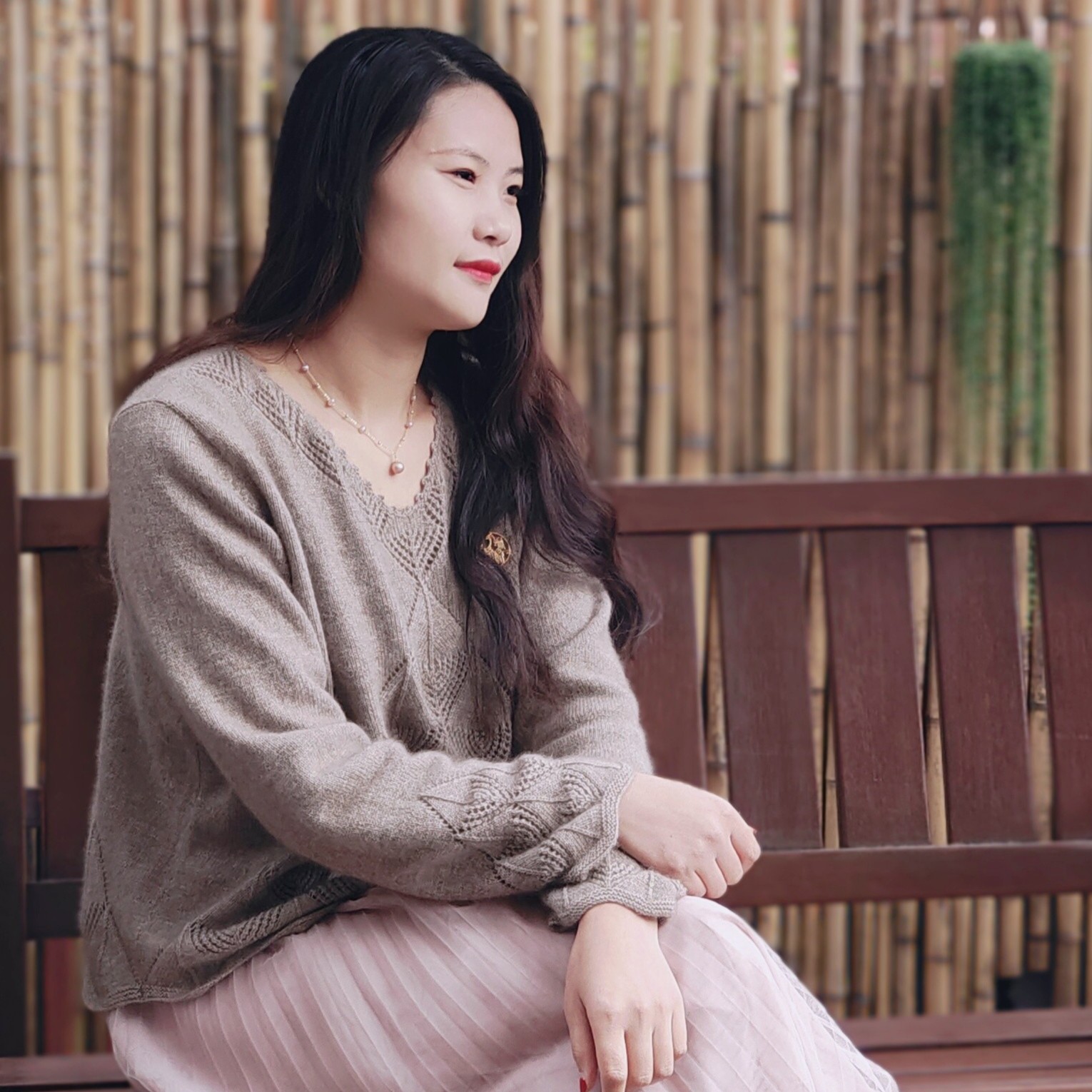 手编格格【灵叶】绒爵纯山羊绒手工毛衣羊绒线毛线绒线细线材料包 