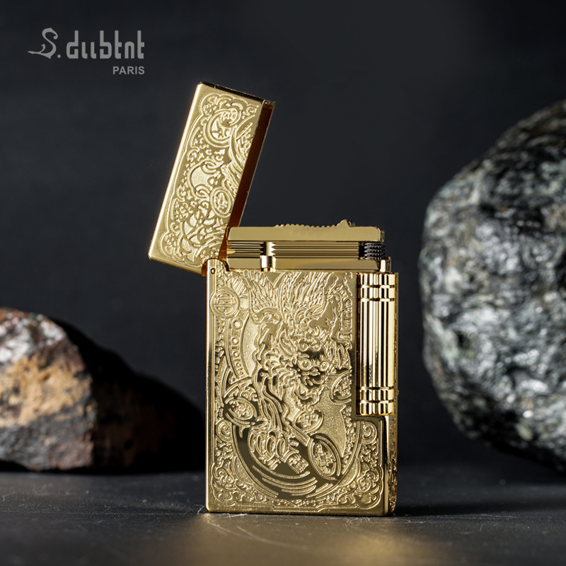  法国都柏特貔貅男士国潮充气体高档奢华朗声打火机创意时尚礼品