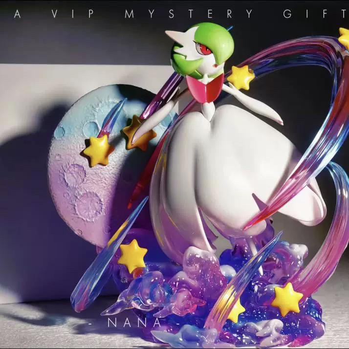 复刻 宝可梦1:20图鉴 瓜瓜沙奈朵模型手办雕像