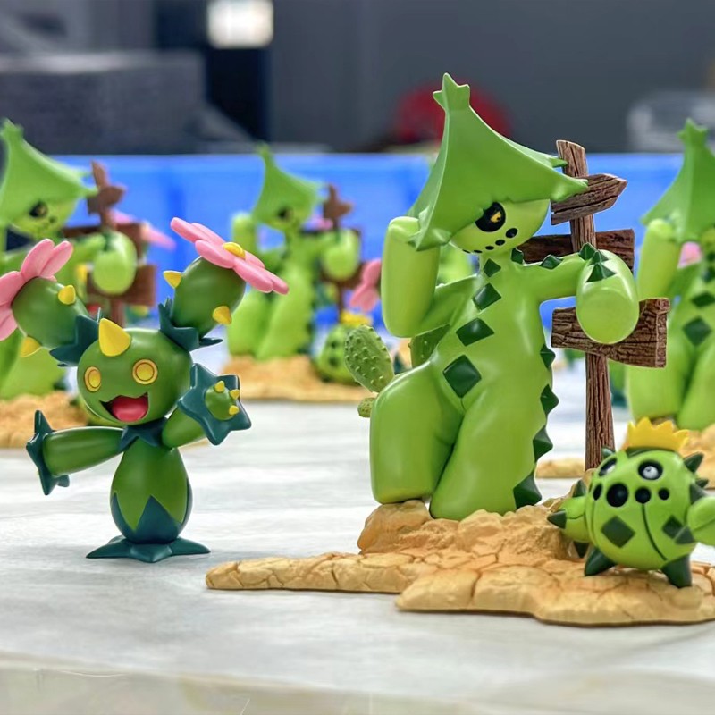 复刻 刺球仙人掌 梦歌 沙铃仙人掌 手办模型