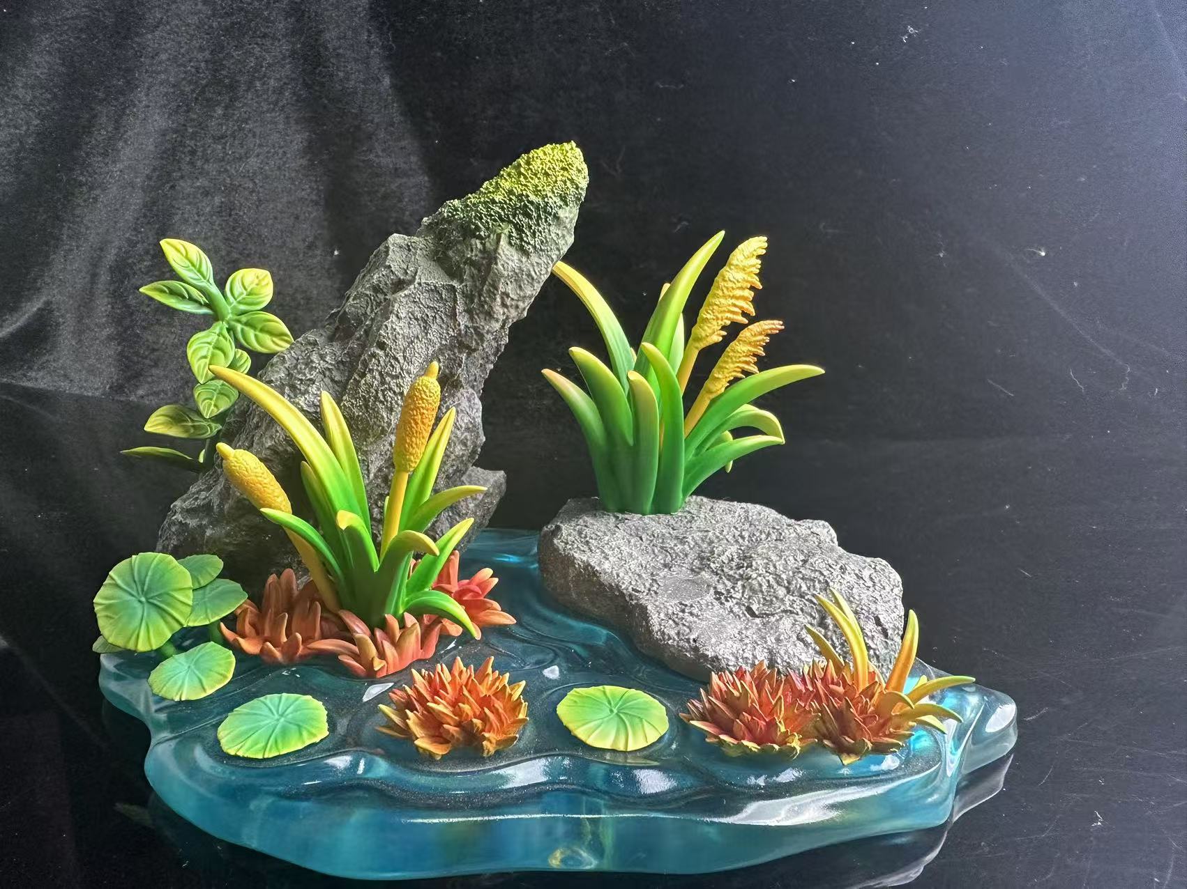 现货 复刻 精灵宝可梦水景地台 手办模型