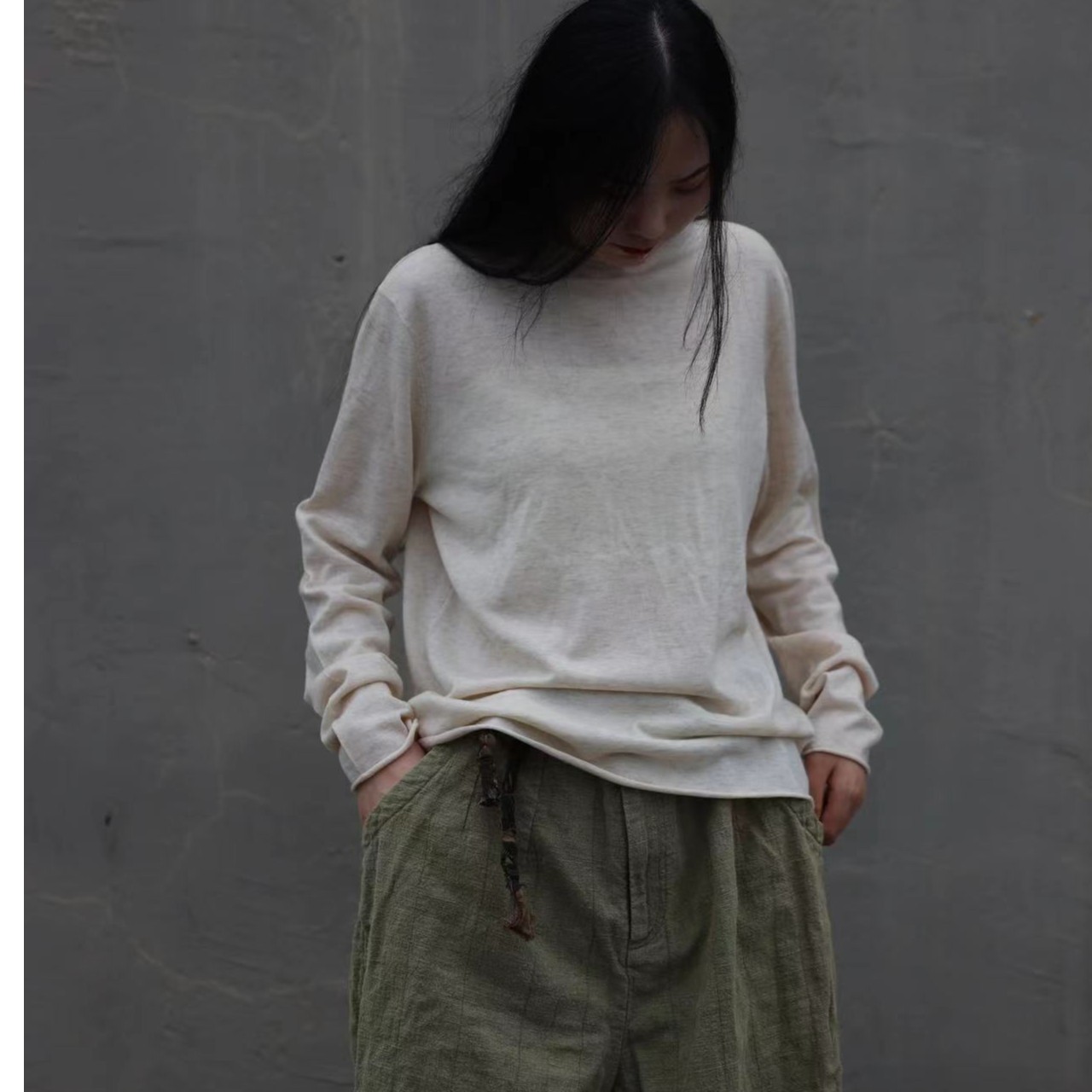 衣路～原创半高领衫557时尚