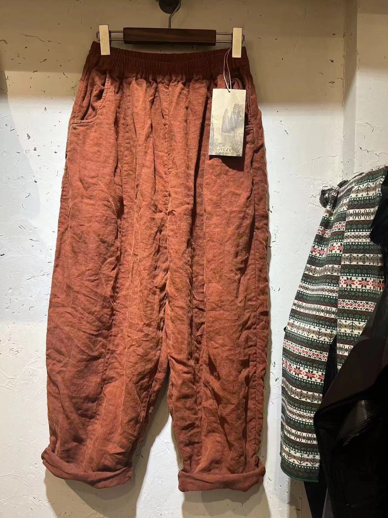 衣路～原创双层麻裤26980（539）