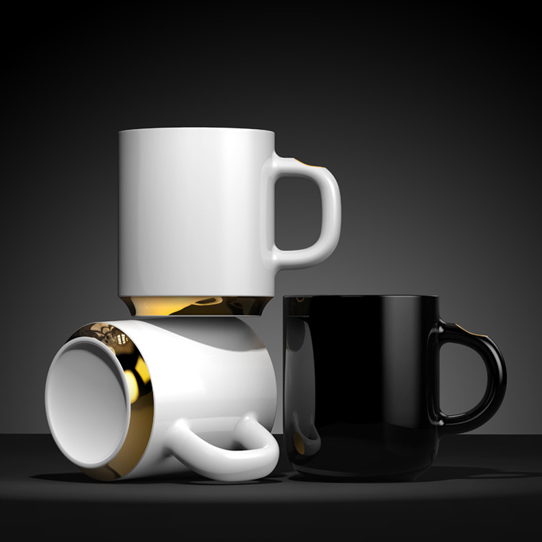 创意轻奢简约精致情侣杯对杯咖啡杯