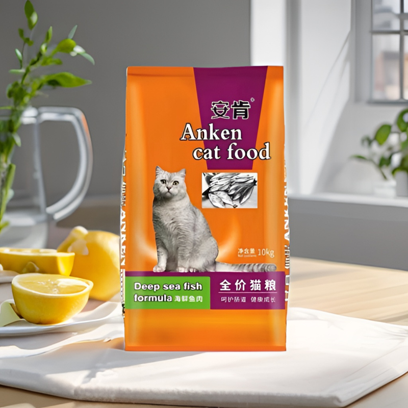 送10支鸡胸肉安肯全价猫粮20斤幼猫通用正品猫粮流浪猫粮