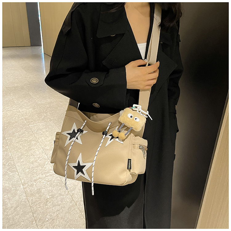 牛津布包包女出游大容量新款时尚秋冬季简约单肩包斜挎休闲托特包