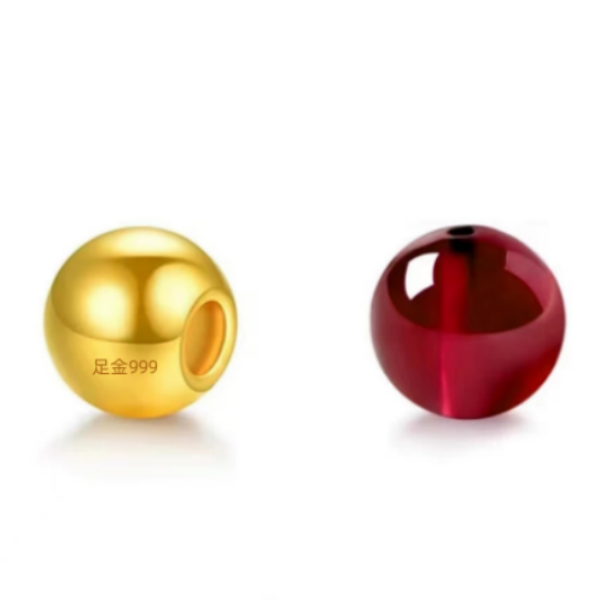 【李总宠粉】足金金珠+玛瑙 419#