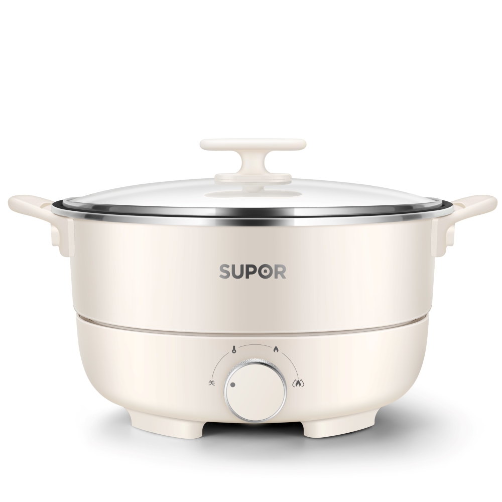 SUPOR/苏泊尔4升分体式电火锅H27YK37多功能料理锅电煮锅