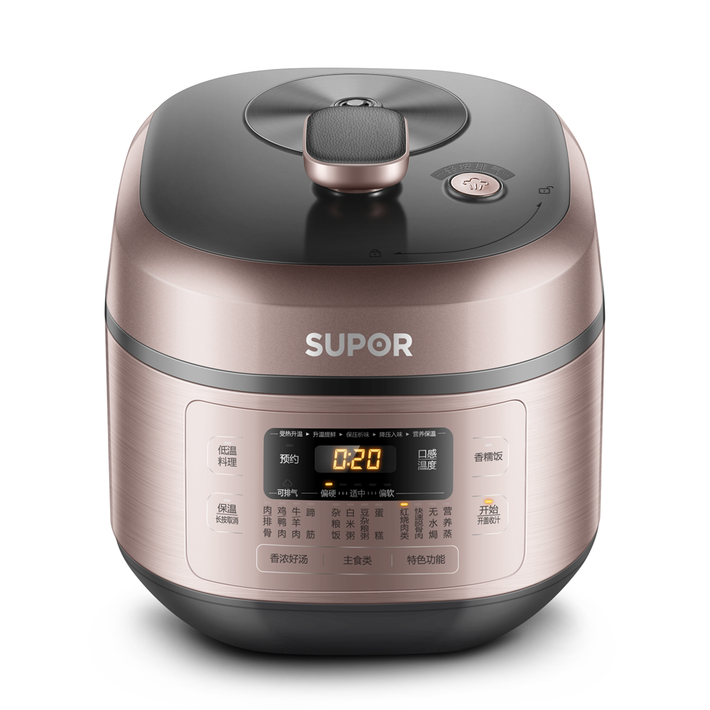 SUPOR/苏泊尔电压力锅SY-50/60FC25Q精钢球釜一锅双胆红烧菜系列