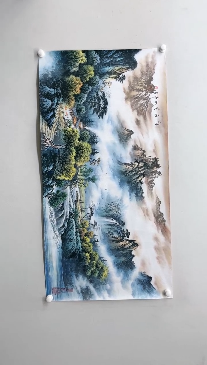 【闪购商品】绘画吴瑞君-四尺山水/无框/L032