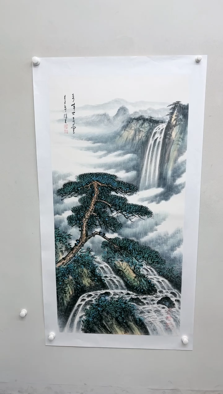 【闪购商品】绘画吴瑞君-四尺山水/无框/L025