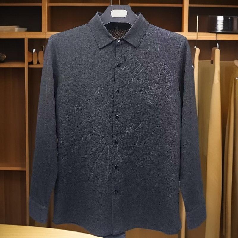 【9803】加绒轻奢男士商务衬衫品质百搭