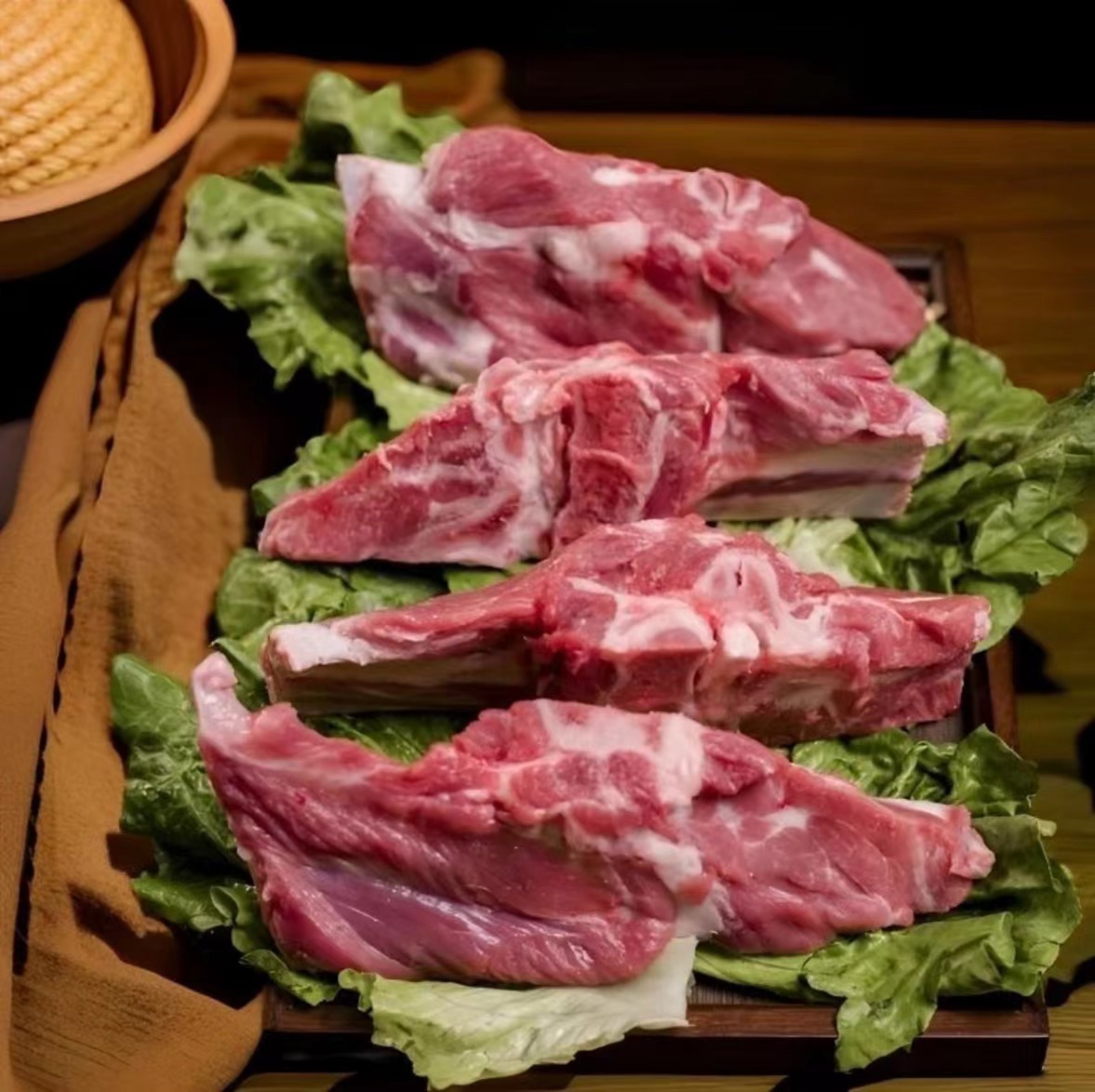 【多肉羊脊排】4斤带骨新鲜原切羊排骨