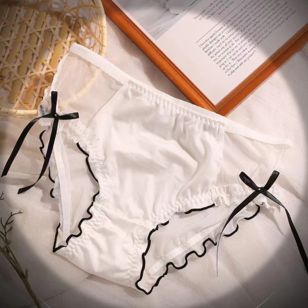 80-118斤时尚夏季日系可甜可盐甜美舒适性感少女学生中腰薄款内裤