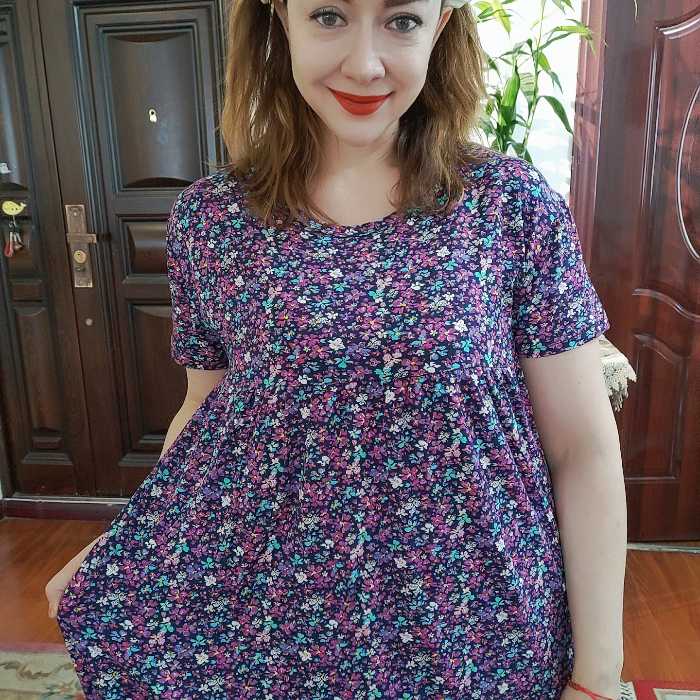 舒适时尚女睡裙子居家裙