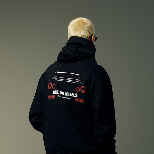 WOW意志驱动秋冬新款【战神的背影帽衫卫衣】潮牌重磅重磅质感卫衣