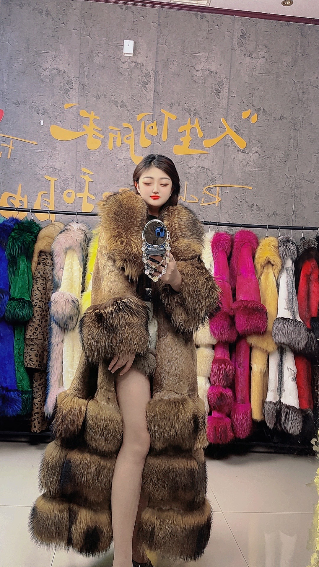 【LH】“烈火皇后”女款皮草外套